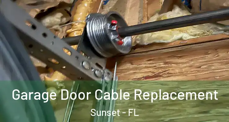  Garage Door Cable Replacement Sunset - FL