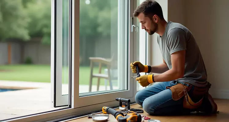 Sliding Glass Door Panel Repair in Sunset, FL